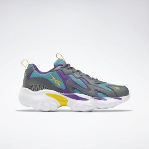 Reebok DMX Series 1000 Turnschuhe Damen - Grau/Gelb - DE 589-ZDM